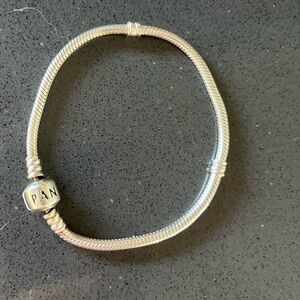 Authentic Sterling Silver Pandora Bracelet size 7.5